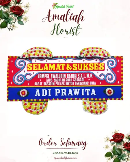 Papan Bunga Ucapan Selamat Duasadara