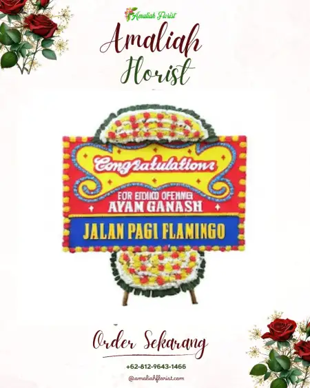 Sewa Papan Bunga Duasadara